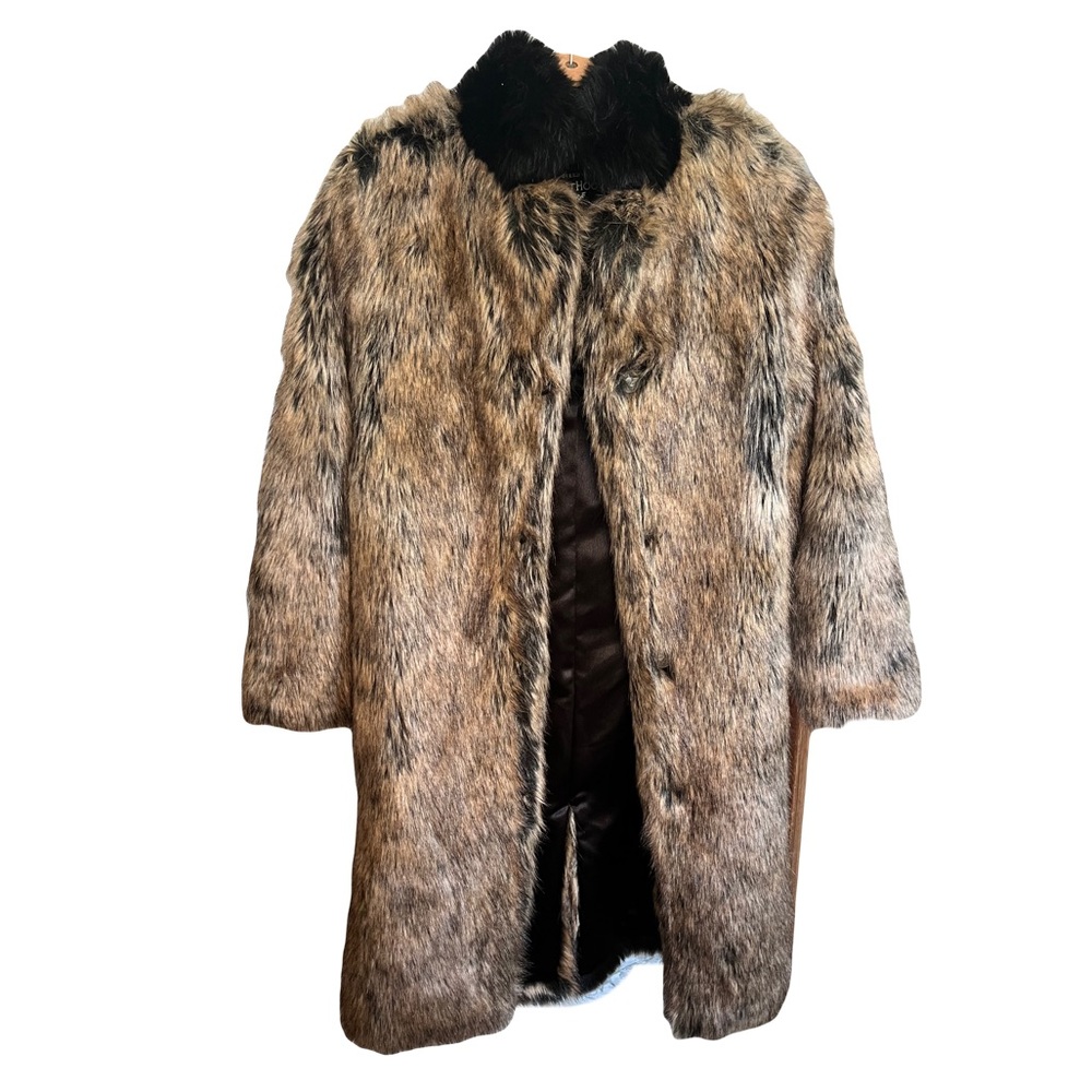 Spirithoods Calf Length Faux Fur Coat